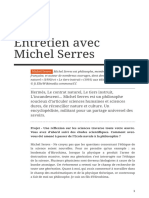 Entretien Avec Michel Serres