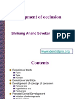 Development of Occlusion