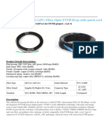 Fiber Optic FTTHdropcablepatchcord