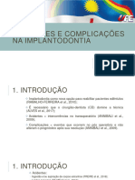 Acidentes e Complicações Na Implantodontia