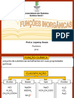 Funções Inorgânicas