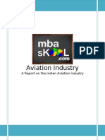 A Report On The Indian Aviation Industry