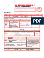 4° Sesión de Aprendizaje Sesión2-Sem.1-Exp.1