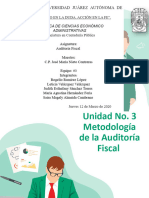 Metodología de La Auditoria Fiscal. Equipo 3.