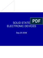 Solid State Electronic Devices