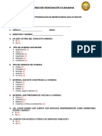 Formulario Cuestionario Adulto Mayor