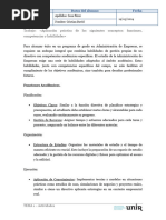 Actividad - Aplicación Práctica de Los Siguientes Conceptos Funciones, Competencias y Habilidades