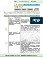 6to Grado Junio - 05 Si Nos Organizamos, La Cuidamos (2023-2024)