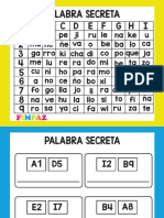 Encuentra La Palabra Secreta Juegos de Lectoescritura para Imprimir