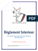 Reglement Interieur