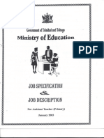 Job Description For Assistant Teacher Primary - 2202 - 220926 - 080940