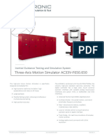 ASTI - Datasheet 3 Axis Motion Simulator AC33V F650.650