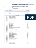 PRECIOS UNITARIOS - MO, Equipos y Herramientas (ARQUITECTURA), Elaboracion Propia