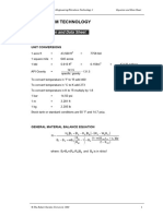 Equationsheet Petroleum Technology