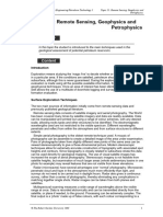 Topic 11 - Remote Sensing, Geophysics and Petrophysics