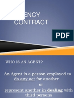 Agency Contract