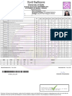 University of Delhi: Semester Examination DECEMBER 2023 Statement of Marks / Grades