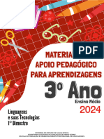 Mapa em 3 Ano Linguagens 2024