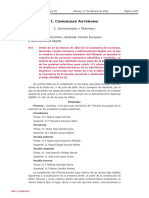 I. Comunidad Autónoma: 2. Autoridades y Personal