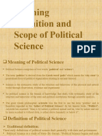 654c6d37ae1be - Meaning Definition and Scope of Political Science