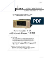 Accuphase A-60 A60 Pwramp SM