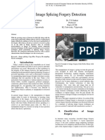 Review On Image Splicing Forgery Detecti