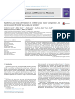 Synthesis and Characterization of Zeolite Based Nanoecomposite