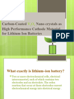 Carbon-Coated Nano Crystals As High Performance Cathode Material For Lithium Ion Batteries