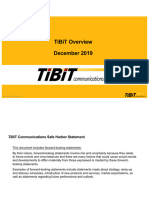 11-Dec-2019 Tibit Overview