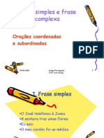 8 LP Frase Simples e Frase Complexa