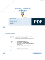 Chapitre 10 - ETUD Alcools Phenols Et Thiols