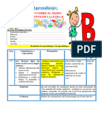 1° Sesión Día 1 Com Leemos Un Texto Sobre El Medio Ambiente para Conocer La Letra B