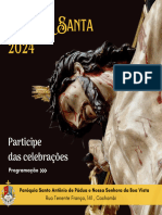 Programação Semana Santa 2024