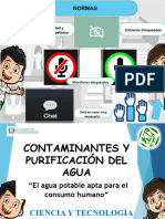 Contaminantes y Purificación Del Agua