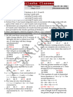 10th Maths Test Paper Solution 02-06-2024