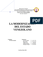 La Modernización Del Estado Venezolano