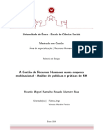 Mestrado-Gestão Recursos Humanos-Ricardo Miguel Ramalho Rosado Silvestre Niza-A Gestão de Recursos Humanos Numa Empresa...