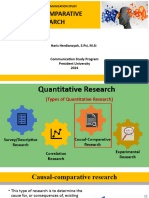 Week 13 - Causal-Comparative Research T-Test