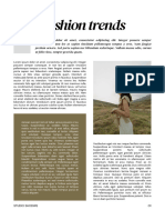 White Minimalist Fashion Magazine Article Page A4 Document