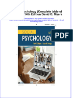 Instant Download Ebook of Social Psychology Complete Table of Contents 14Th Edition David G Myers Online Full Chapter PDF