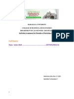 Assignment of Principle of Marketing Haramaya University CEP Program