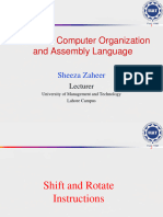 Shift and Rotate Instructions