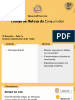 Código de Defesa Do Consumidor: Educação Financeira