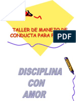 Taller de Manejo de Conducta para Padres