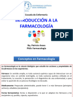 Intro Farmacodinámia Farmacocinética