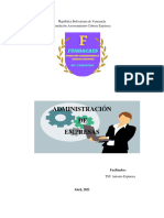 Administracion de Empresas