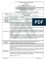 Informe Programa de Formación Complementaria