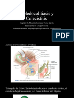 Coledocolitiasis y Colecistitis