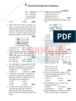 2.electrostatic Potential and Capacitance KCET PYQs