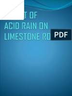 Effect of Acid Rain On Limestone Rock PDF